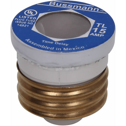 Bussmann TL-15 Bus Plug Fuse 15A 125V TL