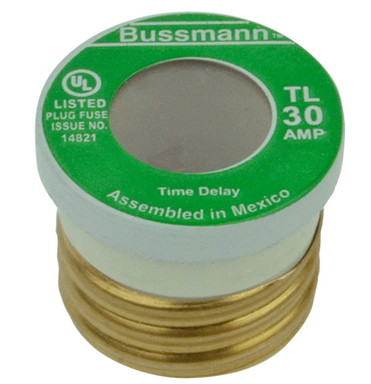 Bussmann TL-30 Low Voltage Fuse 125V 10kA@125Vac