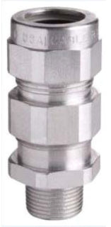 Crouse-Hinds TMC4140 Metallic Cable Armored Cable Gland Aluminum Straight 1-1/4 in NPT