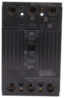 General Electric TQD32125WL Circuit Breaker | 240V 125A 3P 10kA@240V Feed-Thru Q-Line