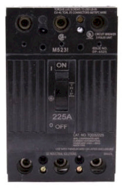 TQD32225WL - General Electric Feed-Thru 225 Amp 3 Pole Circuit Breaker - Essential Electric Supply