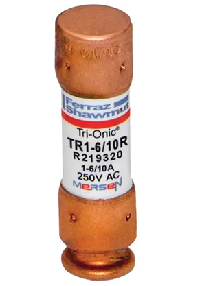 Ferraz Shawmut TR1-6/10R Fuse | Tri-Onic TR 250V 1A