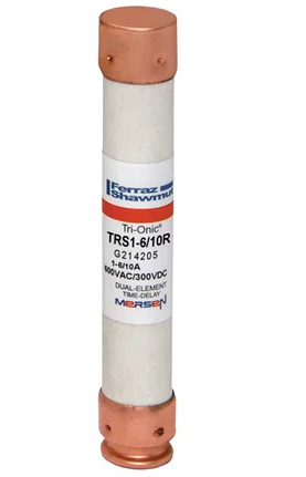 Mersen TRS1-6/10R Low Voltage Fuse 600V 1A 200kA@600V RK5 Tri-Onic