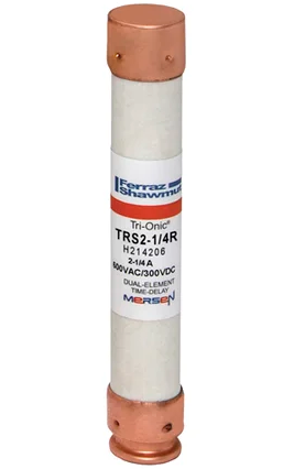 Mersen TRS2-1/4R Low Voltage Fuse 600V 2A 200kA@600V RK5 Tri-Onic