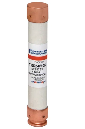 Mersen TRS2-8/10R Low Voltage Fuse 600V 2A 200kA@600V RK5 Tri-Onic