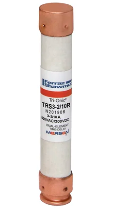 Mersen TRS3-2/10R Low Voltage Fuse | 600V 3A 200kA@600V RK5 Tri-Onic