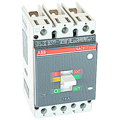 ABB TS3N015TW Circuit Breaker | 600V 15A 3P 25kA@480V Bolt-On SACE Tmax TS3N