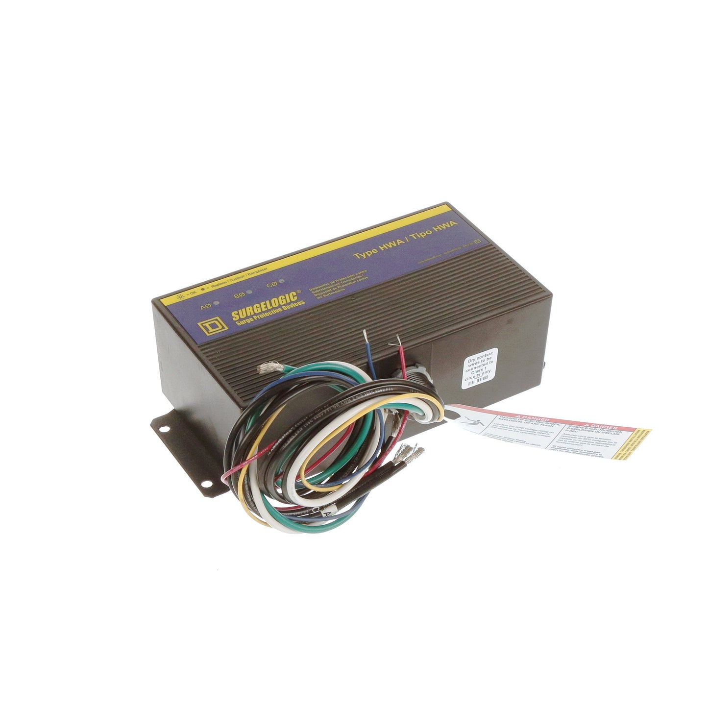 Square D TVS2HWA10X Circuit Breaker Surge Protection 120/208 AC SURGELOGIC