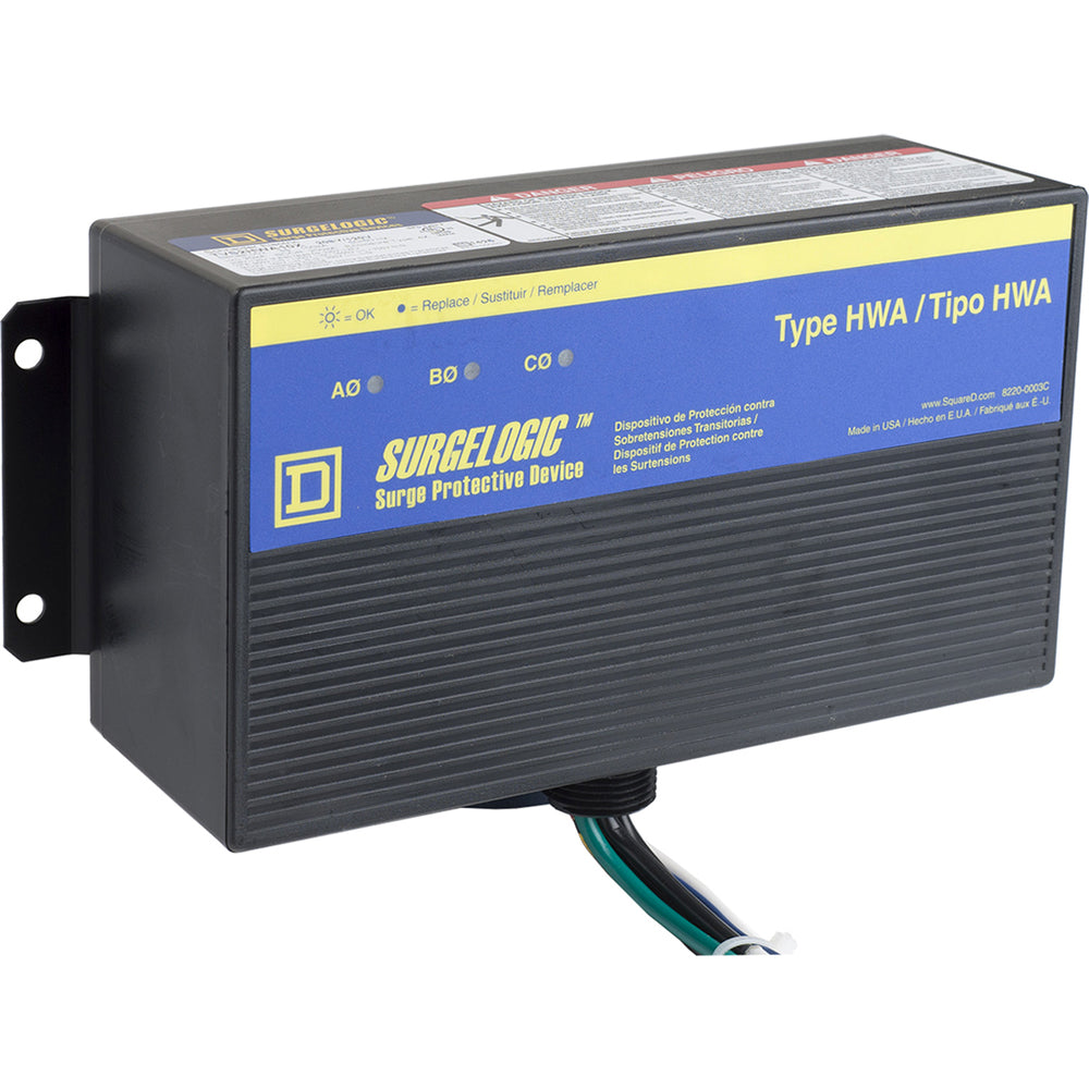 Square D TVS2HWA10X Circuit Breaker Surge Protection 120/208 AC SURGELOGIC