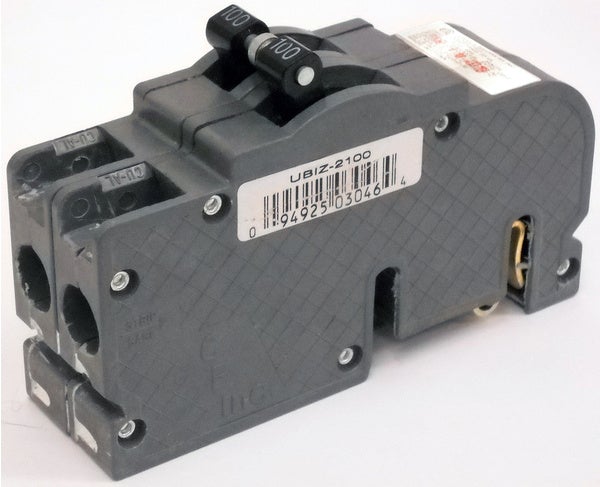 Square D UBIZ2100 Circuit Breaker | 240V 100A 2P 10kA@240V Plug-In Thick Series