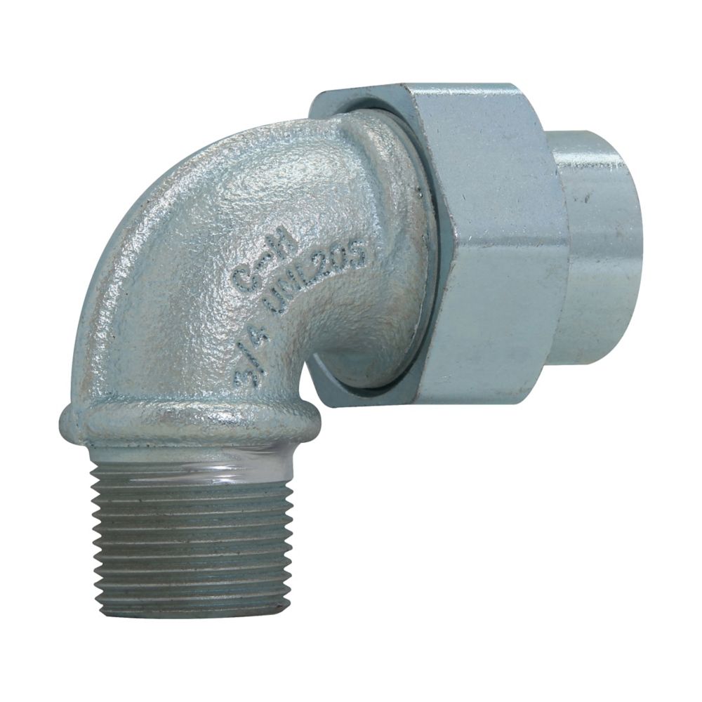 Crouse-Hinds UNL105 Conduit & Fittings | Explosion-Proof Union Elbow Feraloy Iron Alloy 90-Degree 1/2-Inch Male-to-Female UNL