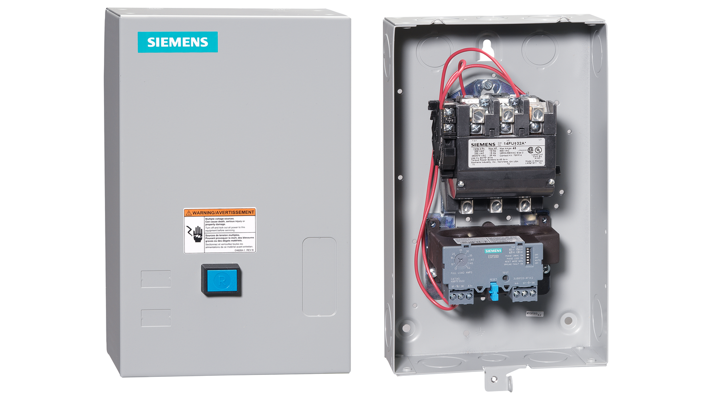 14FUF32BA Siemens Class 14 Motor Starter 3 pole 3 phase 600V 52A 220V coil - Essential Electric Supply
