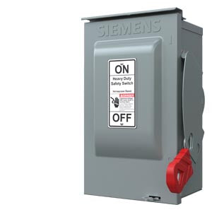 Siemens HNF361R Disconnect | 600V AC 30A 3P Non-Fusible VBII Series