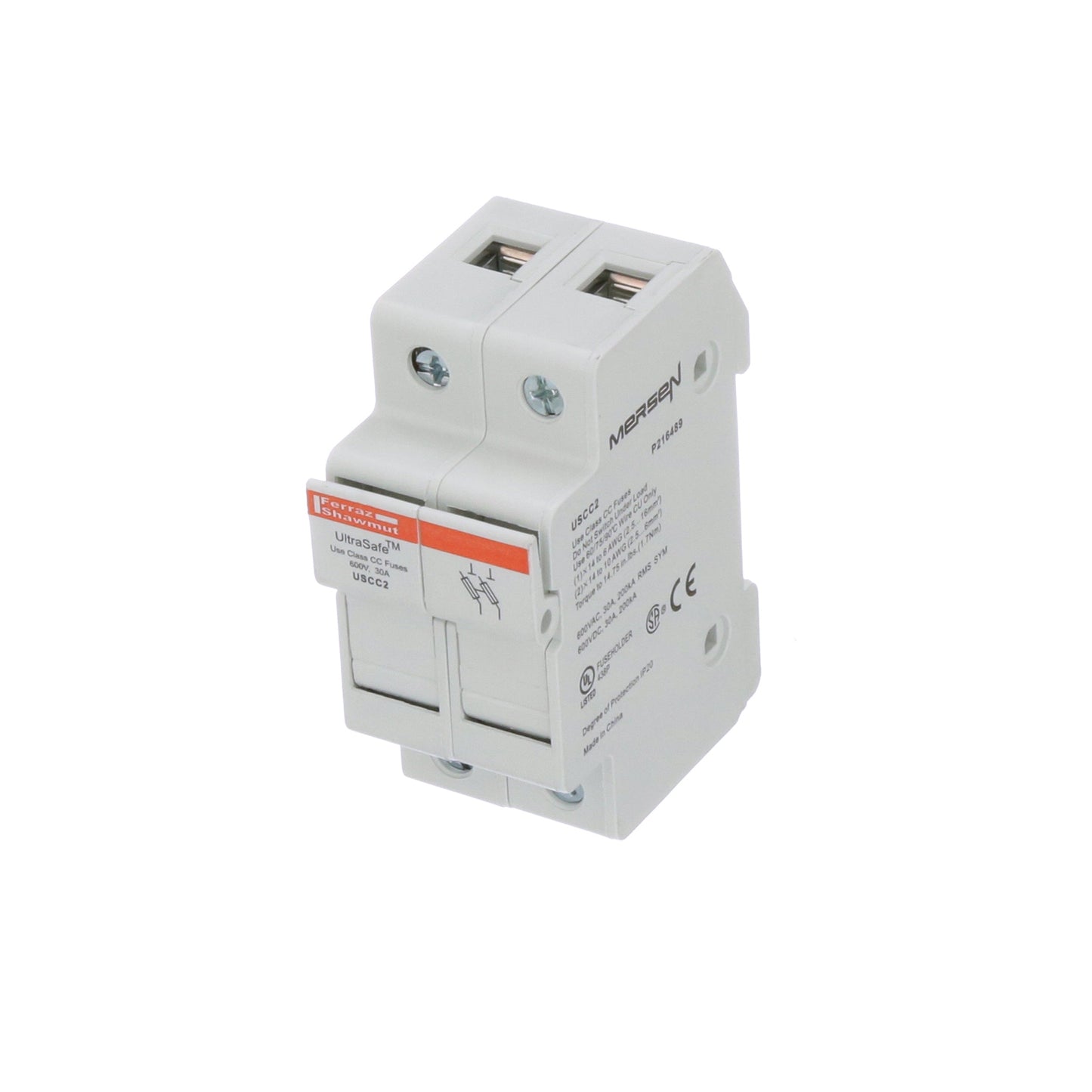 Ferraz Shawmut USCC2 Fuse Block | Ultrasafe
