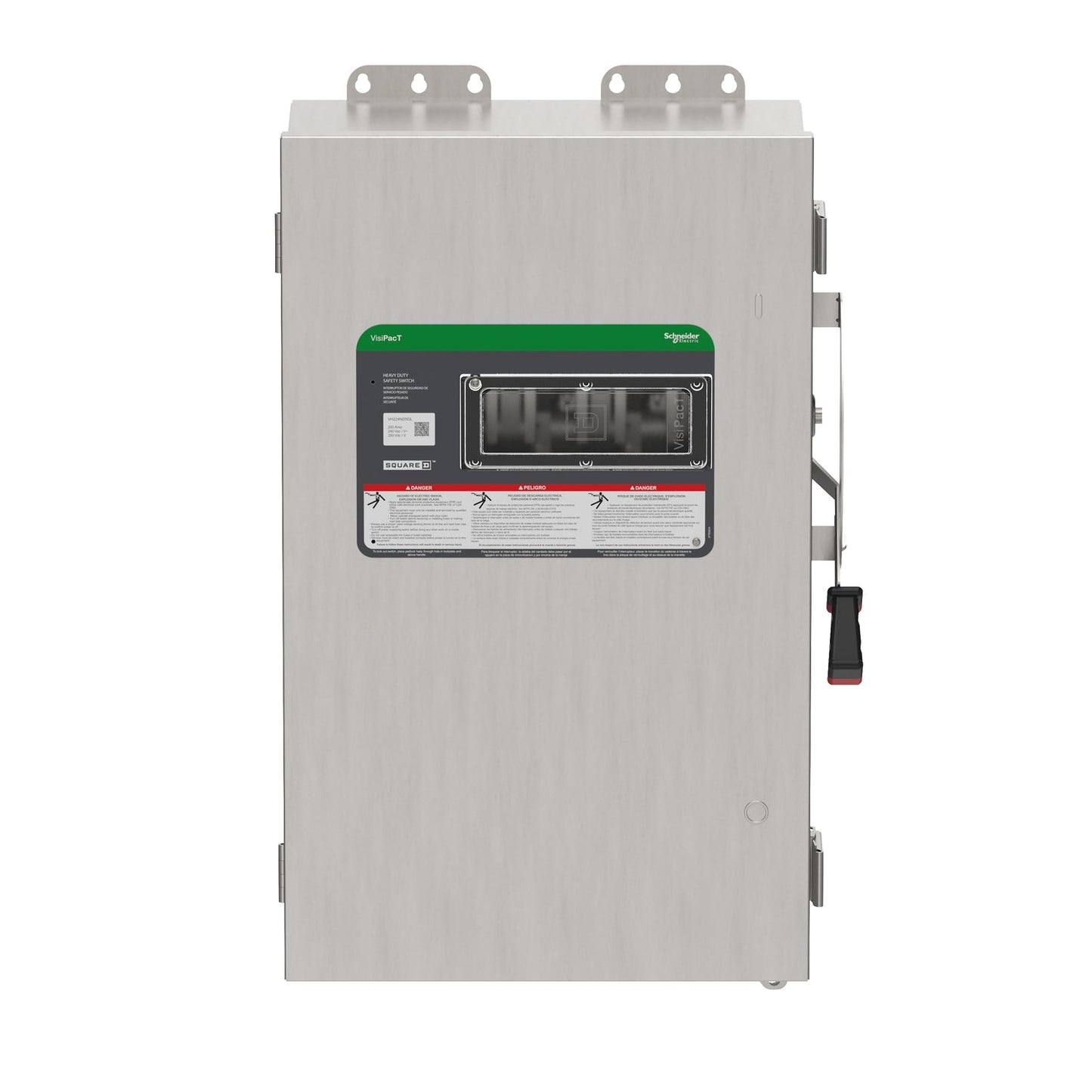 Square D VH224NDSGL Disconnect Switch Fusible 240 ACV 200A VH