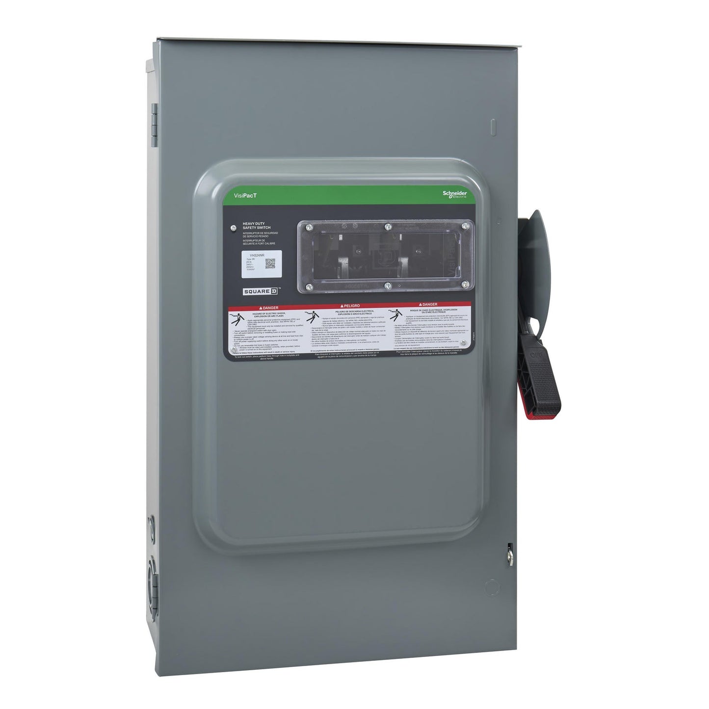 Square D VH324NR Disconnect | 240 ACV 200A Fusible Switch