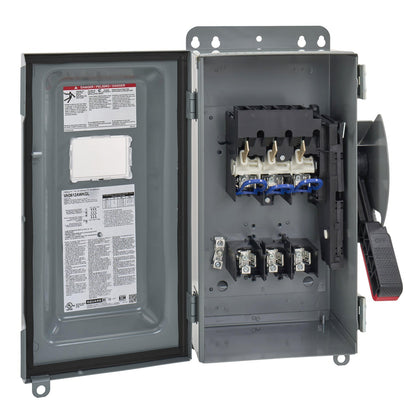 Square D VH3612AWKGL Disconnect Switch | 600V 30A 3P Fusible VH