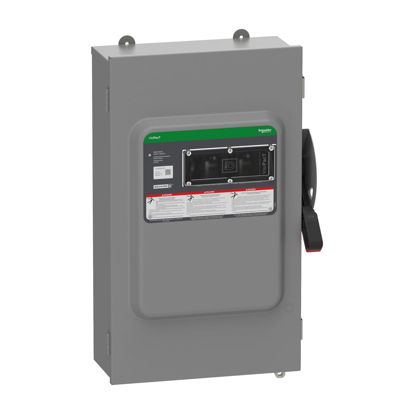 Square D VH364BAWKGL Switch | 600V 200A 3P Fusible Disconnect VH