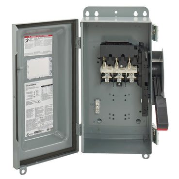 Square D VHU3612AWKGL Disconnect Switch | 600V 30A 3P Non-Fusible VH