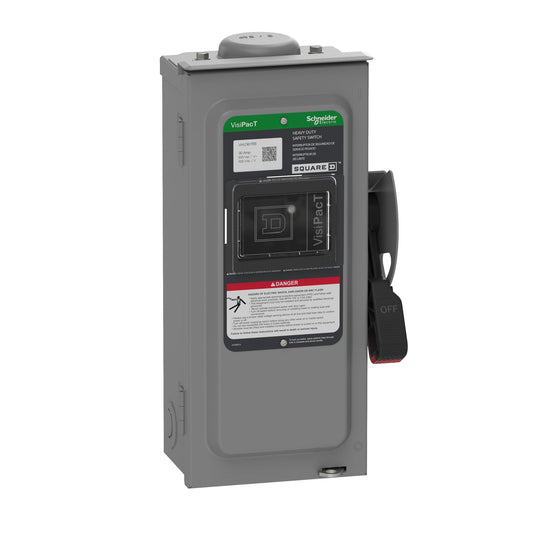 VHU361RB Square D disconnect switch  30A 600V Non-Fusible - Essential Electric Supply