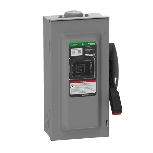 VHU362RBGL Square D disconnect switch  60A 600V Non-Fusible - Essential Electric Supply