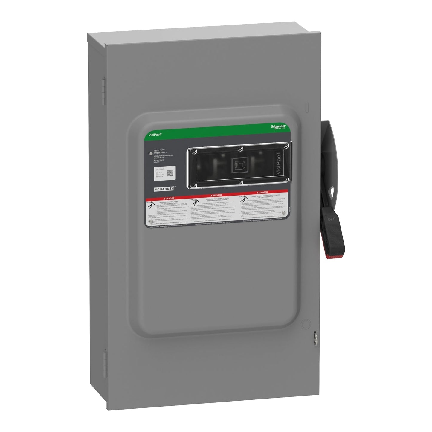 Square D VHU364NR Switch | 600V 200A 3P Non-Fusible VH