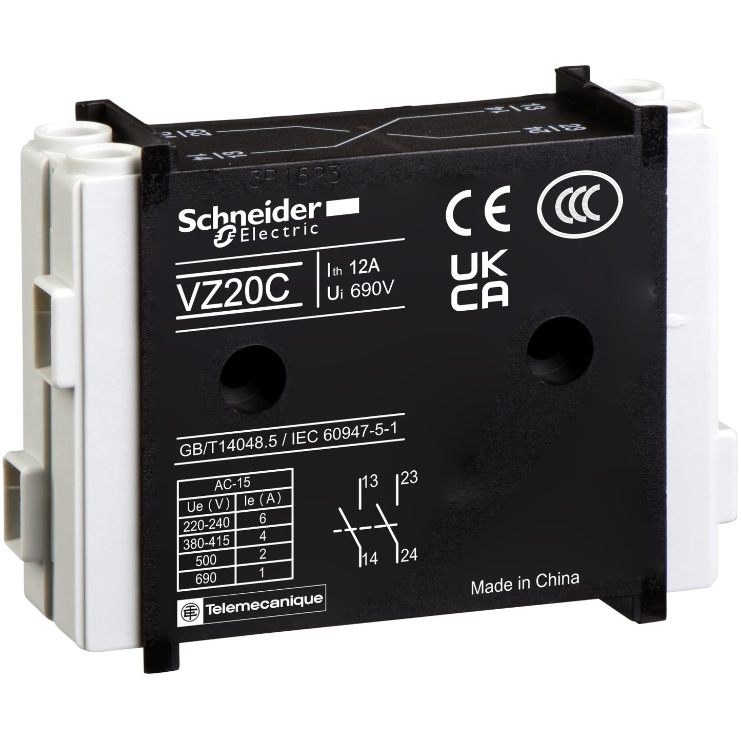 VZ20 Schneider Electric Vario Auxiliary Contact - Essential Electric Supply