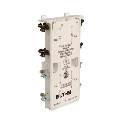 W22 Eaton Freedom NEMA auxiliary contact
