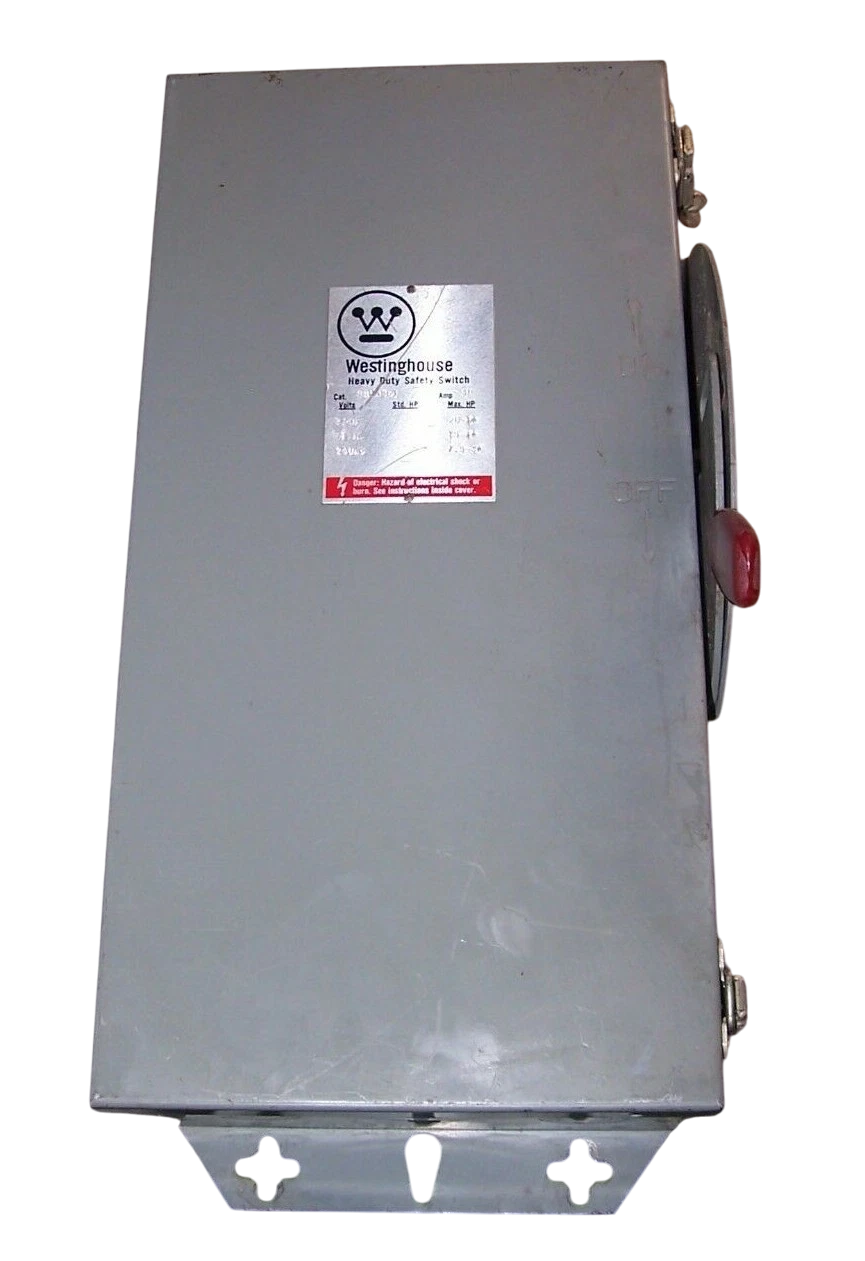 Square D WHUN361 Disconnect Switch | 600V 30A 3P 3W 25kA@480V HED
