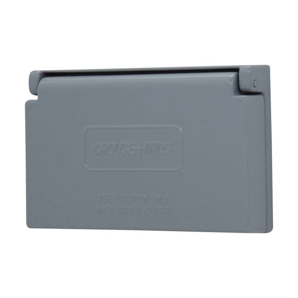 Crouse-Hinds WLGFFS Electrical Box Covers Spring Door Cover GFCI Wet Location