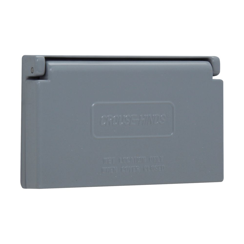 Crouse-Hinds WLGFFS Electrical Box Covers Spring Door Cover GFCI Wet Location