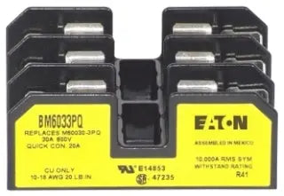 Cutler-Hammer WM632G Class R Fuse Holder 600 VAC 30A 2-Pole