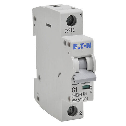 Cutler Hammer WMZS1C01 Circuit Breaker | 480V 1A 1P 10kA@277/480V Feed-Thru WMZS Series