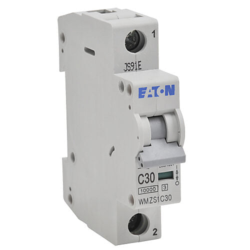 Cutler Hammer WMZS1C30 Circuit Breaker | 480V 30A 1P 10kA@277/480V Feed-Thru WMZS Series