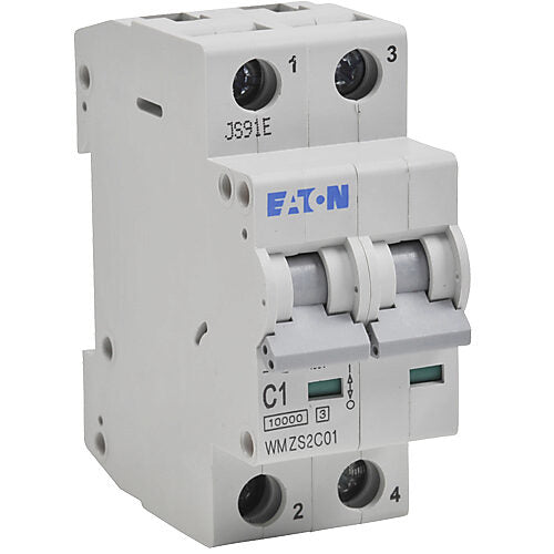 Eaton WMZS2C01 Circuit Breaker | 480V 1A 2P 10kA@277/480V Feed-Thru