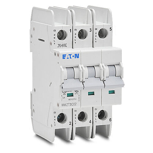 Eaton WMZT3C02 Circuit Breaker | 480V 2A 3 Pole 10kA@480V WMZ Series