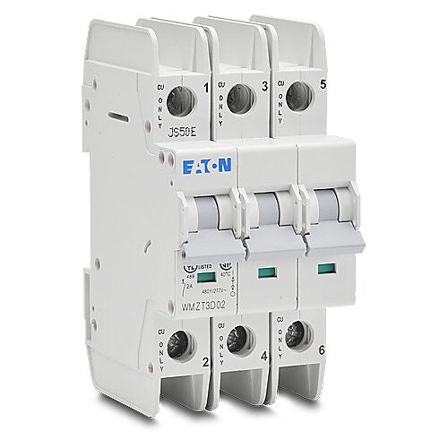 Eaton WMZT3D02 Circuit Breaker | 480V 2A 3 Pole 10kA@480V WMZ Series