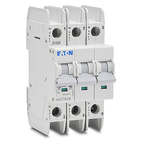 Eaton WMZT3D08 Circuit Breaker | 480V 8A 3 Pole 10kA@480V WMZ Series