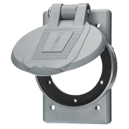 Hubbell WP2 Weatherproof Cover Wallplate | Reinforced Thermoplastic Polyester One Gang