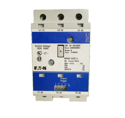 Cutler Hammer W+201K3CF Contactor | 600V 90A 3P Advantage Series
