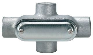 Crouse-Hinds X27CG Conduit Outlet Body | Feraloy Iron Alloy X Shape 3/4" Form 7 SnapPack