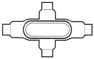 Crouse-Hinds X67SA Conduit & Fittings Ocal-Blue Conduit Body Corrosion-Resistant F Ocal