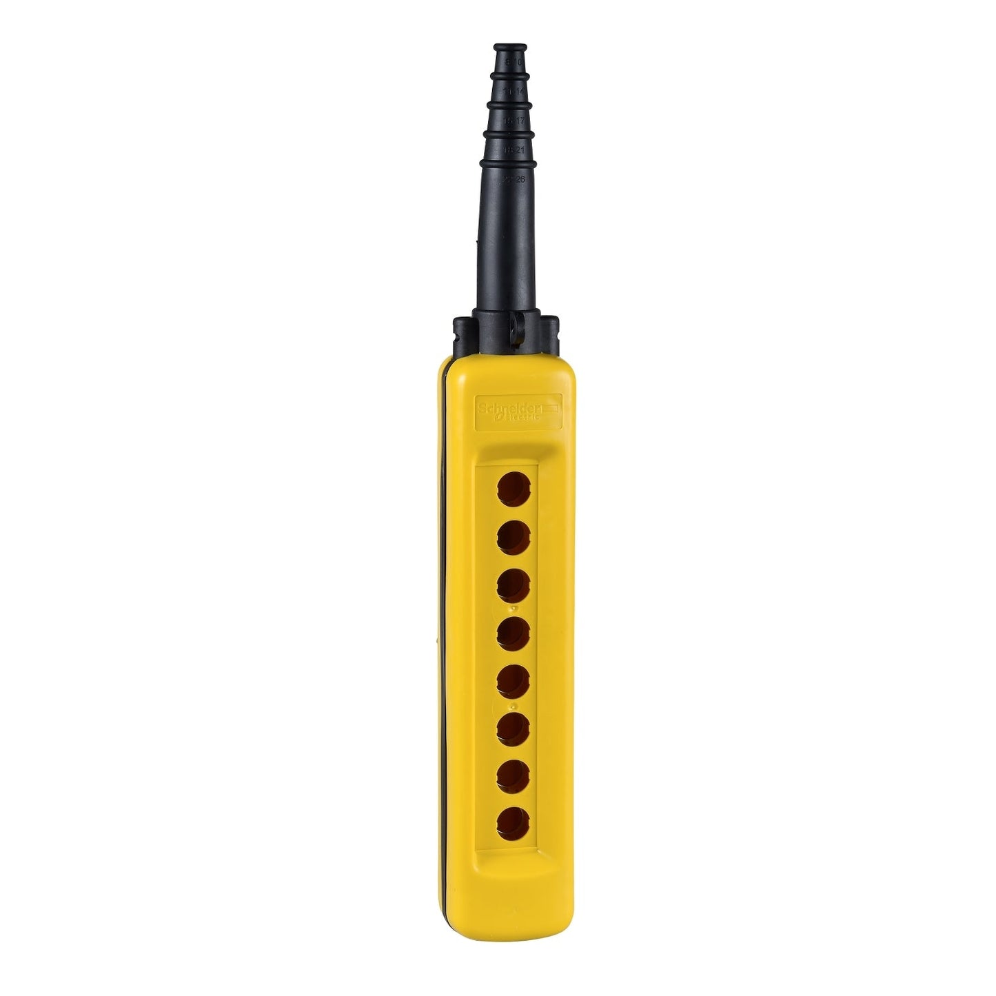 Schneider Electric XACA08H7 Motor Control | Empty Pendant Control Station 8-Hole Yellow Harmony XAC
