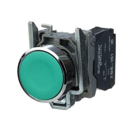 Schneider Electric XB4BA31 Pushbutton Switch | 120V Harmony XB4 Series