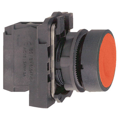 Square D XB5AA45 Push button switch | 1 NO spring return green XB5