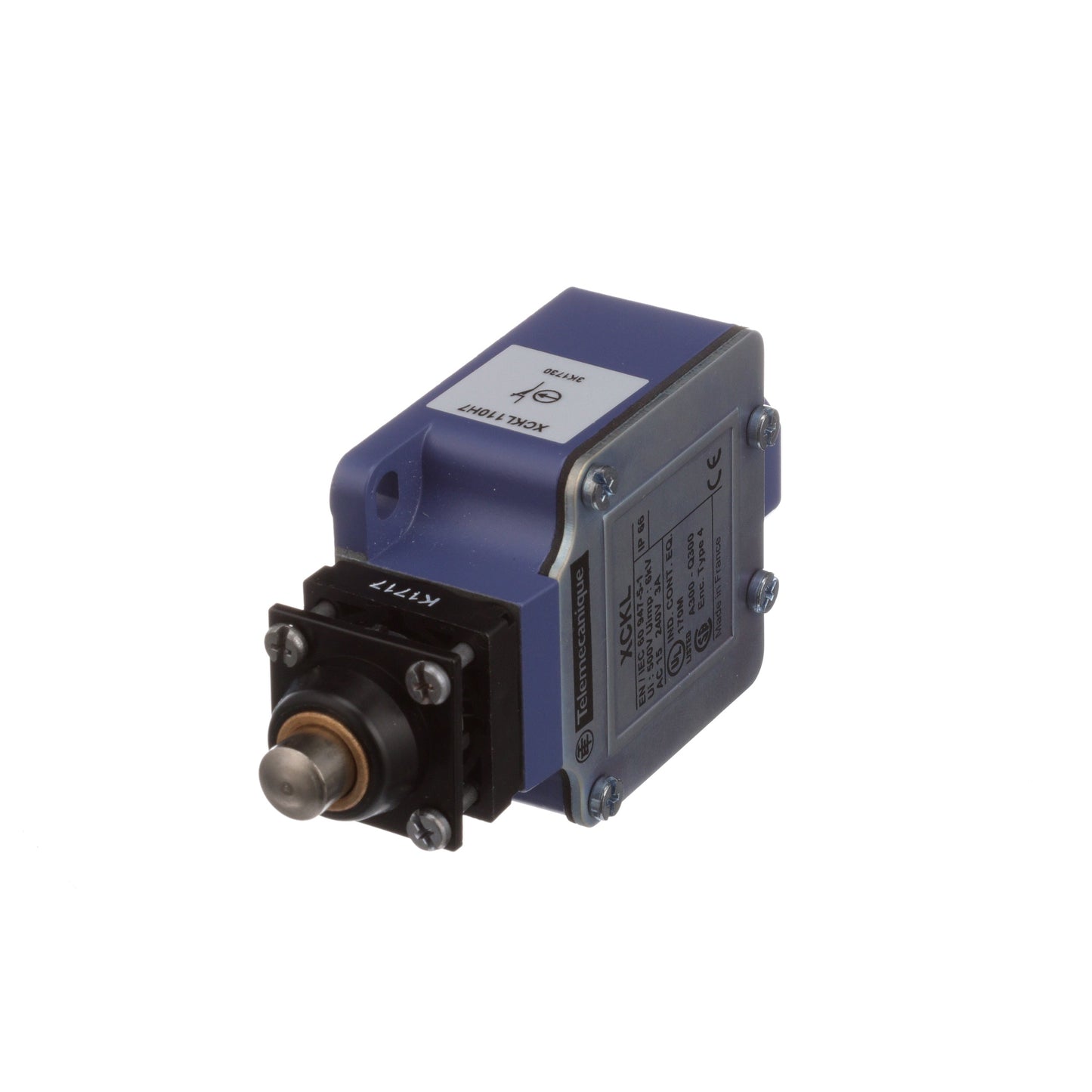 Telemecanique XCKL110H7 Limit Switch Metal End Plunger 1NC+1NO 240VAC/250VDC XC