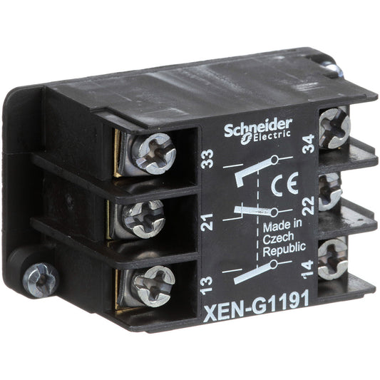 Schneider Electric XENG1191 Switch Accessories Contact Blocks | 600 V Modular Contact Block Series