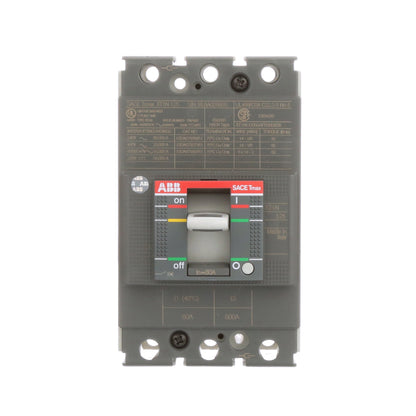 ABB XT1NU3080AFF000XXX Circuit Breaker | 600V 80A 3P 25kA@480V Bolt-On SACE Tmax XT