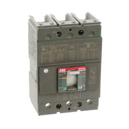 ABB XT3NU3150AFF000XXX Circuit Breaker | 600V 150A 3P 25kA@480V Bolt-On SACE Tmax XT