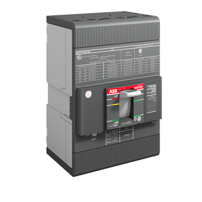 ABB XT3NU3175AFF000XXX Circuit Breaker | 600V 175A 3P 25kA@480V Bolt-On SACE Tmax XT